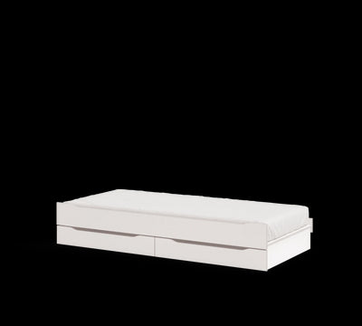 Študentská posteľ STUDIO MONTES WHITE s prístelkou (90x200cm)